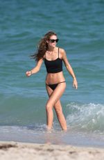 KATE BOCK in Bikini at a Beach in Miami 12/08/2017