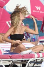 KATE BOCK in Bikini at a Beach in Miami 12/08/2017
