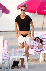 KATE BOCK in Bikini at a Beach in Miami 12/08/2017