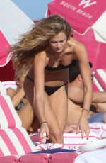 KATE BOCK in Bikini at a Beach in Miami 12/08/2017