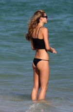 KATE BOCK in Bikini on the Beach in Miami 12/08/2017
