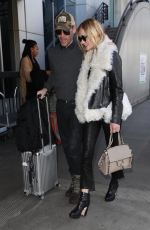 KATE BOSWORTH and Michael Polish at LAX Airport in Los Angeles 12/08/2017