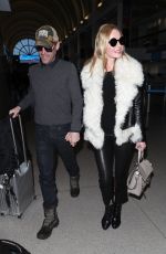 KATE BOSWORTH and Michael Polish at LAX Airport in Los Angeles 12/08/2017