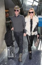 KATE BOSWORTH and Michael Polish at LAX Airport in Los Angeles 12/08/2017