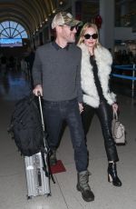 KATE BOSWORTH and Michael Polish at LAX Airport in Los Angeles 12/08/2017