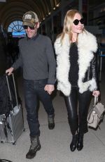 KATE BOSWORTH and Michael Polish at LAX Airport in Los Angeles 12/08/2017