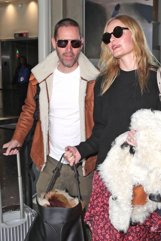 KATE BOSWORTH and Michael Polish at Los Angeles International Airport 12/04/2017