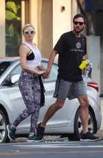 KATE HUDSON and Danny Fujikawa Out Kissing in Santa Monica 12/16/2017