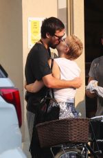 KATE HUDSON and Danny Fujikawa Out Kissing in Santa Monica 12/16/2017