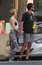 KATE HUDSON and Danny Fujikawa Out Kissing in Santa Monica 12/16/2017