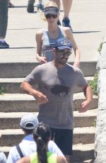 KATE KENDALL and Andrew Johns Out at Bondi Beach 12/27/2017