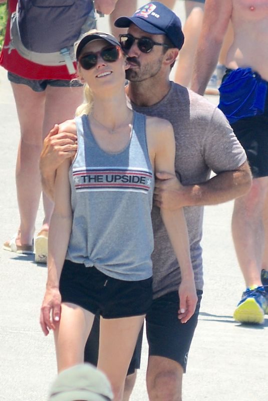 KATE KENDALL and Andrew Johns Out at Bondi Beach 12/27/2017