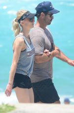 KATE KENDALL and Andrew Johns Out at Bondi Beach 12/27/2017