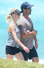 KATE KENDALL and Andrew Johns Out at Bondi Beach 12/27/2017