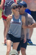 KATE KENDALL and Andrew Johns Out at Bondi Beach 12/27/2017
