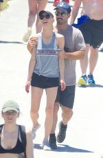 KATE KENDALL and Andrew Johns Out at Bondi Beach 12/27/2017