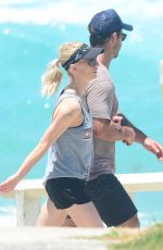 KATE KENDALL and Andrew Johns Out at Bondi Beach 12/27/2017