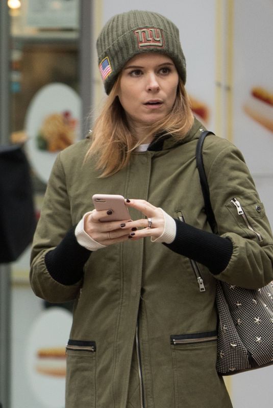 KATE MARA Out and About in New York 12/12/2017