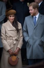 KATE MIDLETON and MEGHAN MARKLE at Christmas Day Service in King