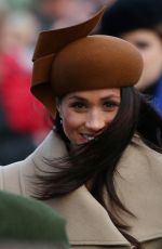 KATE MIDLETON and MEGHAN MARKLE at Christmas Day Service in King