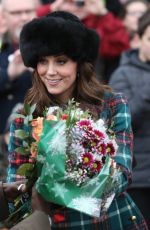 KATE MIDLETON and MEGHAN MARKLE at Christmas Day Service in King