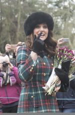 KATE MIDLETON and MEGHAN MARKLE at Christmas Day Service in King