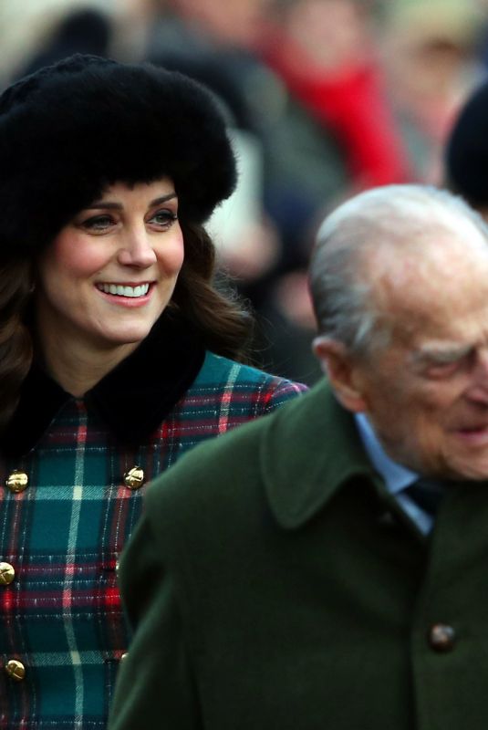 KATE MIDLETON and MEGHAN MARKLE at Christmas Day Service in King