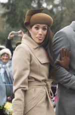 KATE MIDLETON and MEGHAN MARKLE at Christmas Day Service in King