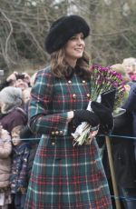 KATE MIDLETON and MEGHAN MARKLE at Christmas Day Service in King