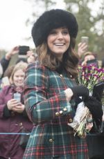 KATE MIDLETON and MEGHAN MARKLE at Christmas Day Service in King