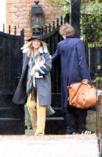 KATE MOSS LeavesHer Home in London 12/19/2017