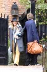 KATE MOSS LeavesHer Home in London 12/19/2017