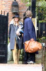 KATE MOSS LeavesHer Home in London 12/19/2017