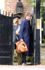 KATE MOSS LeavesHer Home in London 12/19/2017