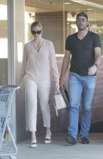 KATE UPTON and Justin Varlander Shopping at CVS in Beverly Hills 12/21/2017