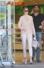 KATE UPTON and Justin Varlander Shopping at CVS in Beverly Hills 12/21/2017