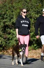 KATE UPTON Out with Her Dog in Beverly Hills 12/19/2017