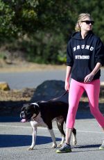 KATE UPTON Out with Her Dog in Beverly Hills 12/19/2017