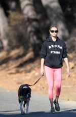 KATE UPTON Out with Her Dog in Beverly Hills 12/19/2017