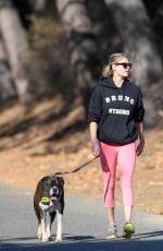 KATE UPTON Out with Her Dog in Beverly Hills 12/19/2017