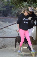 KATE UPTON Out with Her Dog in Beverly Hills 12/19/2017