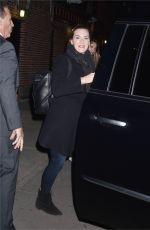 KATE WINSLET Arrives at Late Show with Stephen Colbert in New York 11/29/2017