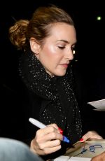 KATE WINSLET Arrives at Late Show with Stephen Colbert in New York 11/29/2017