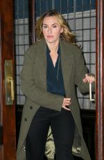 KATE WINSLET Out and About in New York 11/30/2017