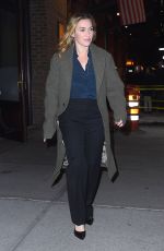 KATE WINSLET Out and About in New York 11/30/2017