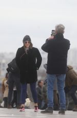 KATHARINE MCPHEE and David Foster Out in Paris 12/26/2017