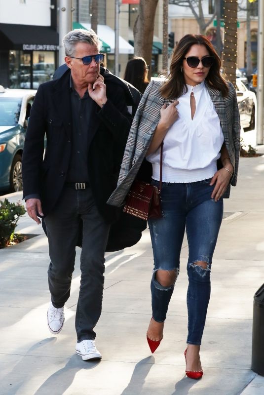 KATHARINE MCPHEE and David Foster Out Shopping in Beverly Hills 12/17/2017