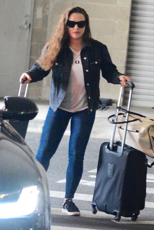 KATHERINE LANGFORD at Arrives at Airport in Sydney 12/19/2017