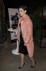 KATIE HOLMES Arrives at Jamie Foxx