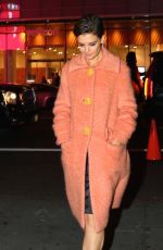 KATIE HOLMES Arrives at Jamie Foxx